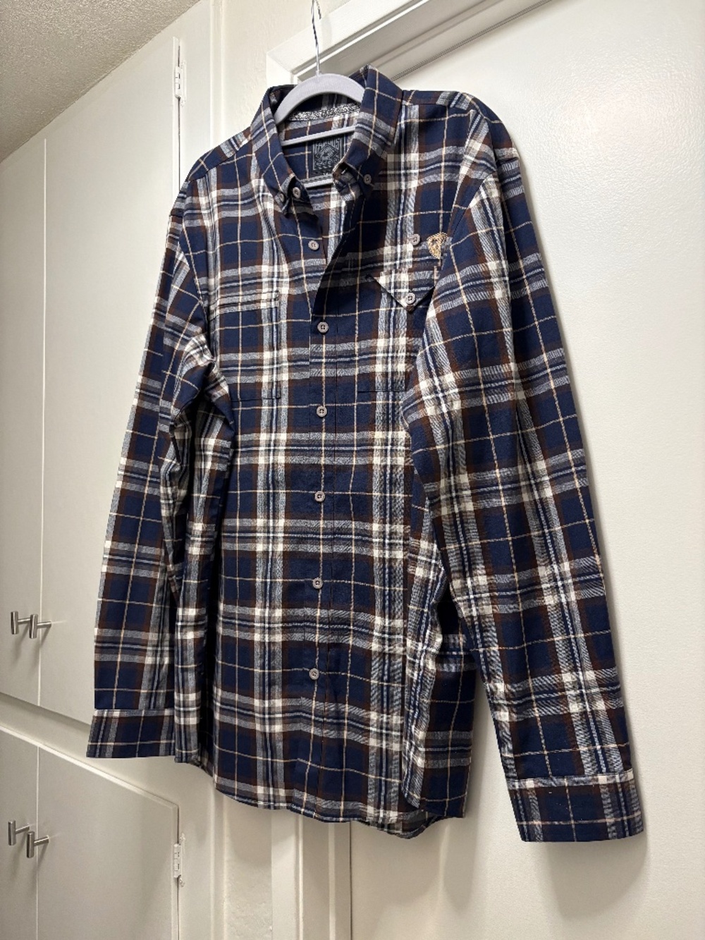 Famous Stars & Straps plaid shirt - size XXL